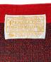 中古・古着 PENDLETON (ペンドルトン) 総柄ウールカーディガン ブラック×レッド サイズ:Ｍ：8000円