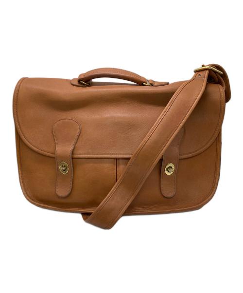 COACH（コーチ）COACH (コーチ) レザーショルダーバッグ ブラウンの古着・服飾アイテム