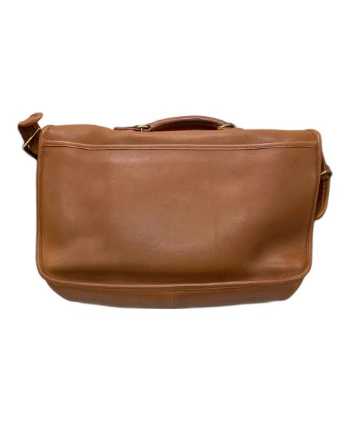 COACH（コーチ）COACH (コーチ) レザーショルダーバッグ ブラウンの古着・服飾アイテム