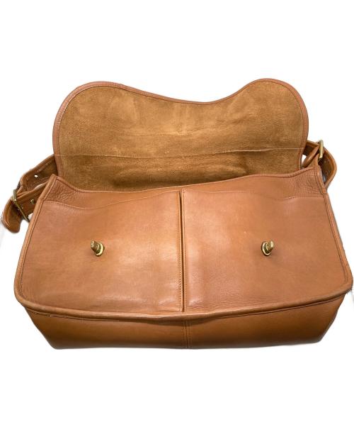 COACH（コーチ）COACH (コーチ) レザーショルダーバッグ ブラウンの古着・服飾アイテム