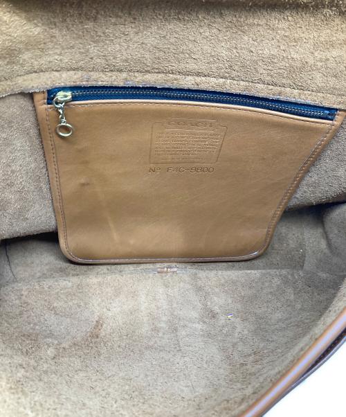 COACH（コーチ）COACH (コーチ) レザーショルダーバッグ ブラウンの古着・服飾アイテム