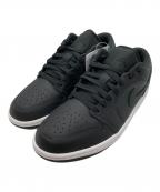 NIKEナイキ）の古着「エアジョーダン1 ロー "ブラックエレファント/サファリ"」｜ブラック