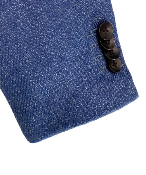 LARDINI（ラルディーニ）LARDINI (ラルディーニ) ウールリネン3Bテーラードジャケット ブルー サイズ:44の古着・服飾アイテム