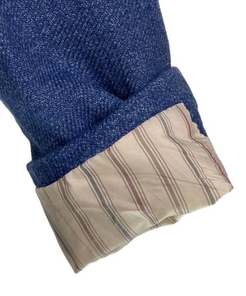 LARDINI（ラルディーニ）LARDINI (ラルディーニ) ウールリネン3Bテーラードジャケット ブルー サイズ:44の古着・服飾アイテム