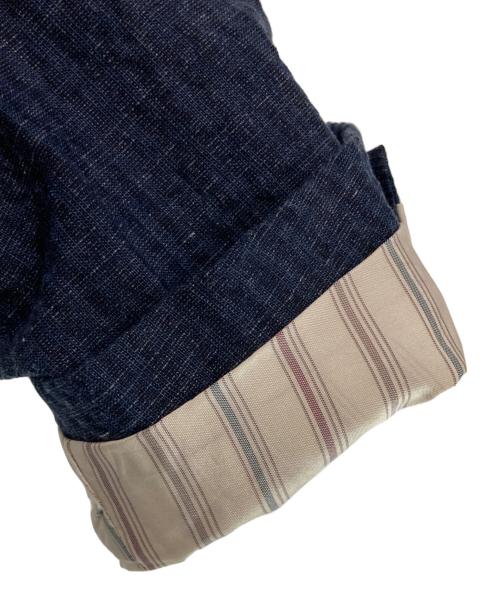 LARDINI（ラルディーニ）LARDINI (ラルディーニ) コットンリネン3Bテーラードジャケット ネイビー サイズ:44の古着・服飾アイテム