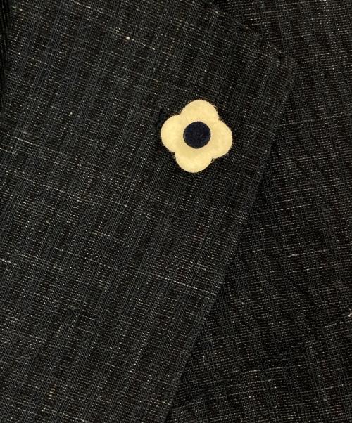 LARDINI（ラルディーニ）LARDINI (ラルディーニ) コットンリネン3Bテーラードジャケット ネイビー サイズ:44の古着・服飾アイテム