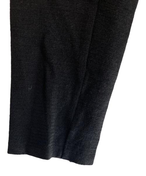 LARDINI（ラルディーニ）LARDINI (ラルディーニ) ウールミラノリブソリッド2Bニットジャケット ブラック サイズ:xsの古着・服飾アイテム