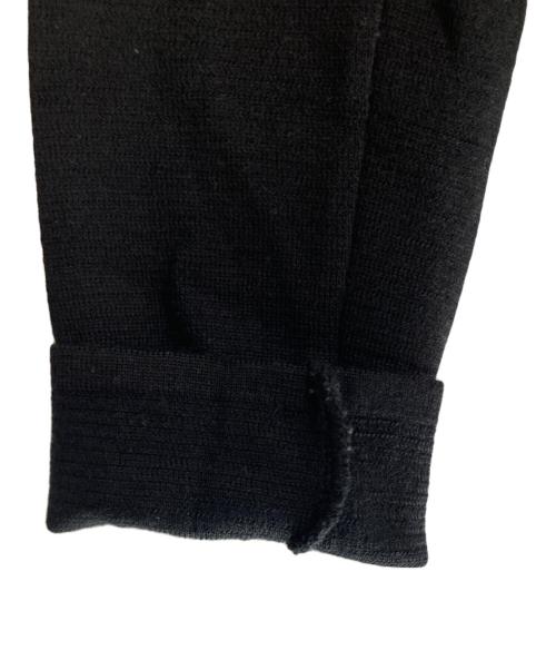 LARDINI（ラルディーニ）LARDINI (ラルディーニ) ウールミラノリブソリッド2Bニットジャケット ブラック サイズ:xsの古着・服飾アイテム