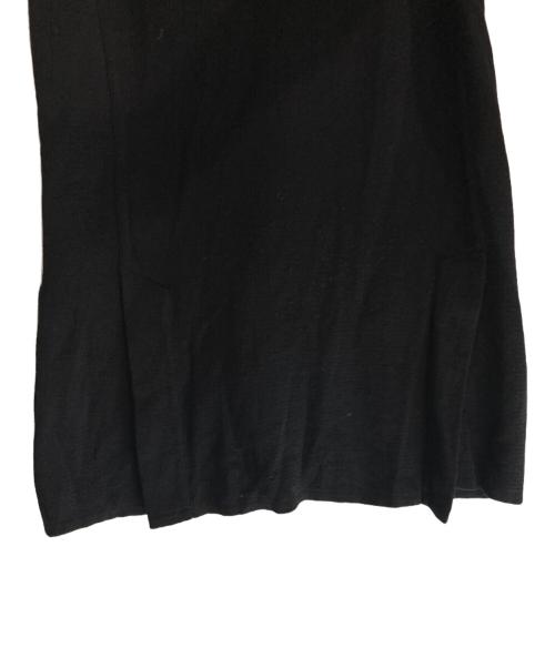LARDINI（ラルディーニ）LARDINI (ラルディーニ) ウールミラノリブソリッド2Bニットジャケット ブラック サイズ:xsの古着・服飾アイテム
