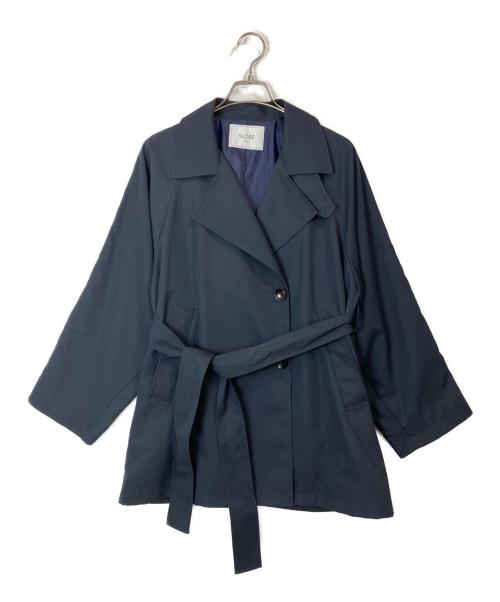 SLOBE IENA（スローブ イエナ）SLOBE IENA (スローブ イエナ) 撥水ミドルトレンチコート ネイビー サイズ:36の古着・服飾アイテム
