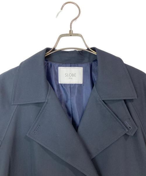 SLOBE IENA（スローブ イエナ）SLOBE IENA (スローブ イエナ) 撥水ミドルトレンチコート ネイビー サイズ:36の古着・服飾アイテム