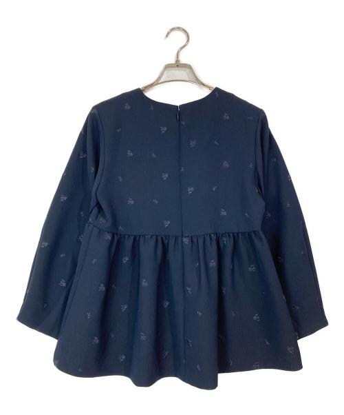 SLOBE IENA（スローブ イエナ）SLOBE IENA (スローブ イエナ) フラワー刺繍セットアップ ネイビー サイズ:36の古着・服飾アイテム