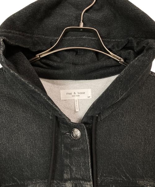 rag&bone（ラグアンドボーン）rag&bone (ラグアンドボーン) MIRAMAR フードジャケット ブラック サイズ:Sの古着・服飾アイテム