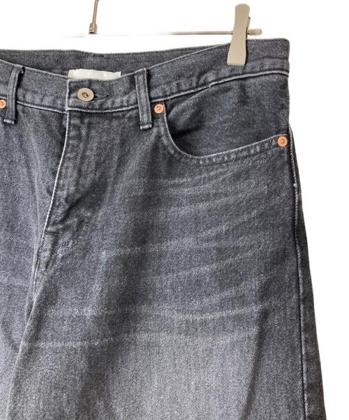 doublet（ダブレット）doublet (ダブレット) RECYCLE DENIM LOW-RISE DENIM PANTS ブラック サイズ:Ｍの古着・服飾アイテム
