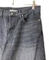 中古・古着 doublet (ダブレット) RECYCLE DENIM LOW-RISE DENIM PANTS ブラック サイズ:Ｍ：15000円