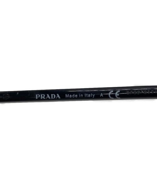 PRADA（プラダ）PRADA (プラダ) メガネフレーム ブラック サイズ:SIZE 53□17の古着・服飾アイテム