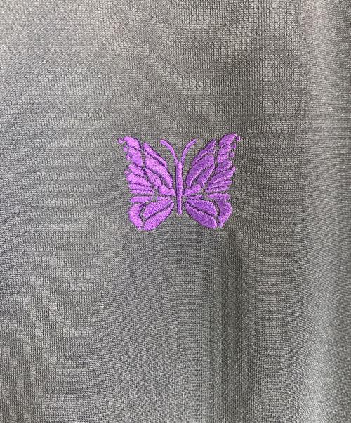 Needles（ニードルズ）Needles (ニードルズ) Track Jacket [POLY SMOOTH] パープル×ブラック サイズ:Lの古着・服飾アイテム
