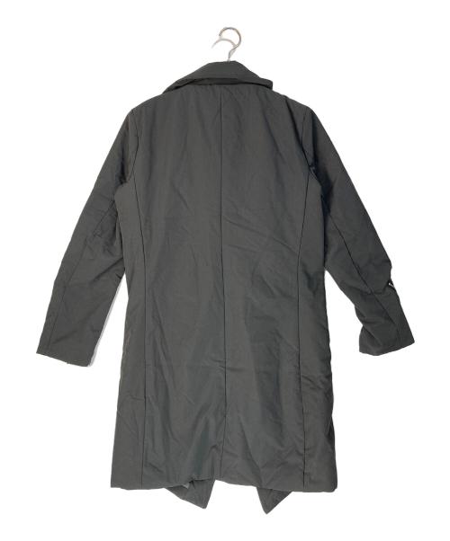 NO ID.（ノーアイディー）NO ID. (ノーアイディー) パデッドライダースハイカラーコート ブラック サイズ:2の古着・服飾アイテム