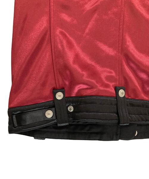 VANSON（バンソン）VANSON (バンソン) ボンディングライダースジャケット ブラック×レッド サイズ:L 未使用品の古着・服飾アイテム