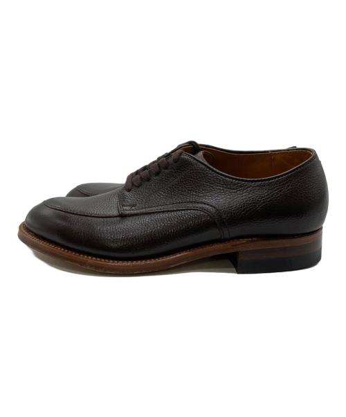 Alden（オールデン）ALDEN (オールデン) TOMORROW LAND (トゥモローランド) 別注Vチップシューズ ブラウン サイズ:6Dの古着・服飾アイテム
