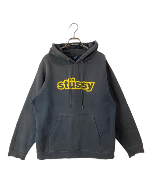 stussy（ステューシー）stussy (ステューシー) プルオーバーパーカー ブラック サイズ:Ｍの古着・服飾アイテム