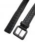 BOTTEGA VENETA (ボッテガベネタ) イントレチャートベルト ブラック サイズ:90CM/36INC：15000円