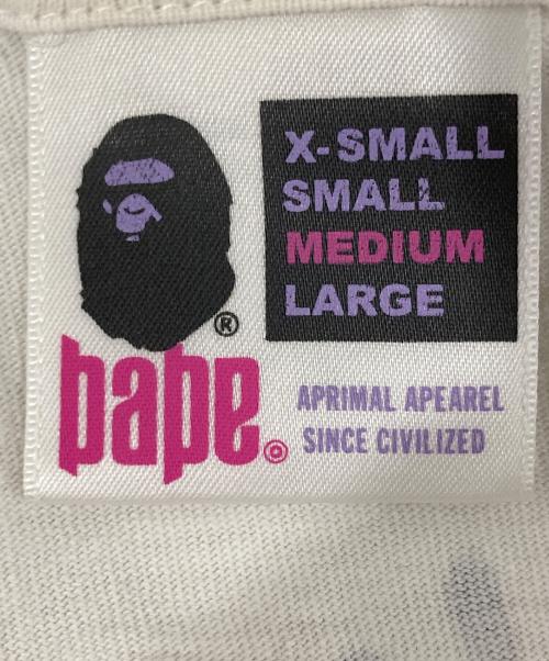 URSUS BAPE（アーサスベイプ）URSUS BAPE (アーサスベイプ) 半袖カットソー ホワイト サイズ:Ｍの古着・服飾アイテム
