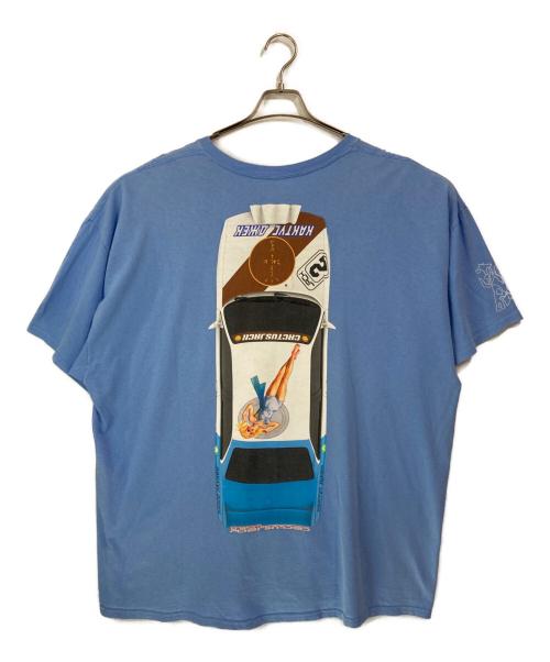 cactus jack（カクタス・ジャック）cactus jack (カクタス・ジャック) プリントTシャツ ブルー サイズ:XXLの古着・服飾アイテム