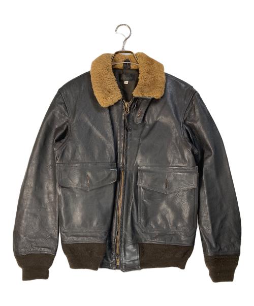 U'S NAVY（ユーエスネイビー）U'S NAVY (ユーエスネイビー) G-1フライトジャケット ブラウン サイズ:38の古着・服飾アイテム