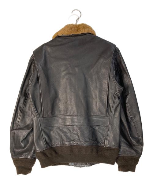 U'S NAVY（ユーエスネイビー）U'S NAVY (ユーエスネイビー) G-1フライトジャケット ブラウン サイズ:38の古着・服飾アイテム