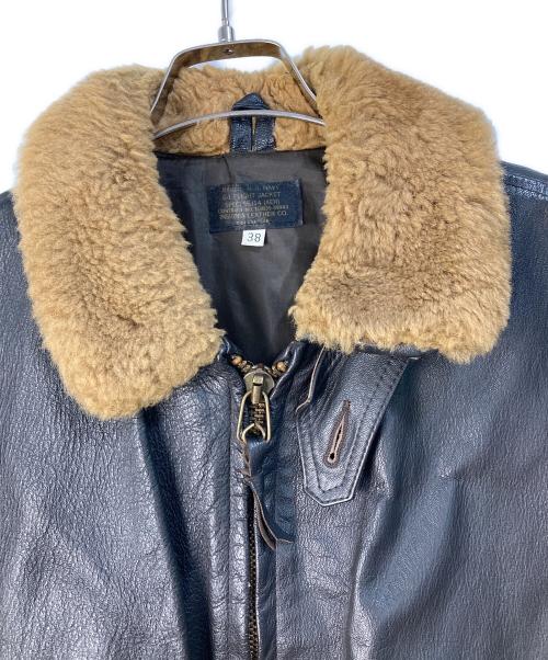 U'S NAVY（ユーエスネイビー）U'S NAVY (ユーエスネイビー) G-1フライトジャケット ブラウン サイズ:38の古着・服飾アイテム