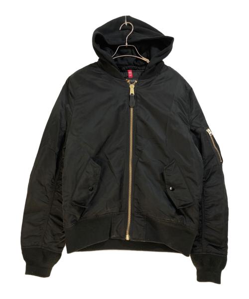 ALPHA（アルファ）ALPHA (アルファ) MA-1 NATUS フライトジャケット ブラック サイズ:Ⅿの古着・服飾アイテム