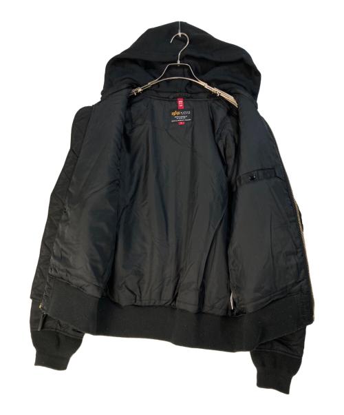 ALPHA（アルファ）ALPHA (アルファ) MA-1 NATUS フライトジャケット ブラック サイズ:Ⅿの古着・服飾アイテム