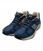 NEW BALANCEニューバランス）の古着「M991DBW ローカットスニーカー」｜ブルー