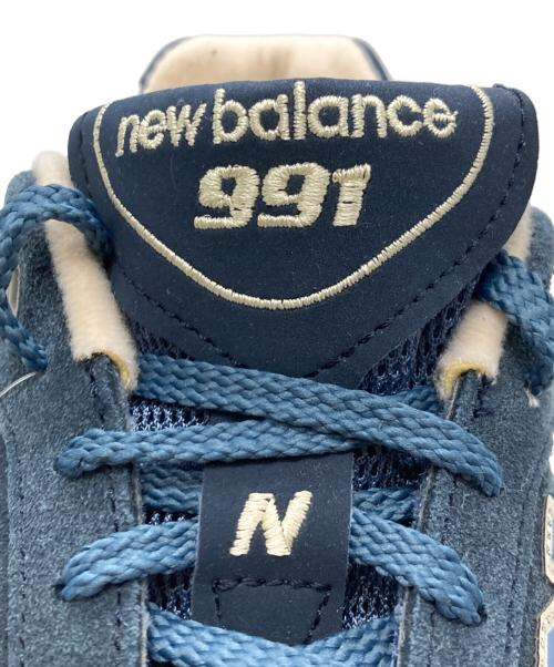 NEW BALANCE（ニューバランス）NEW BALANCE (ニューバランス) M991DBW ローカットスニーカー ブルー サイズ:25cm 未使用品の古着・服飾アイテム