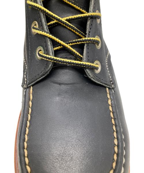 CHIPPEWA（チペワ）CHIPPEWA (チペワ) モックトゥブーツ ブラック サイズ:SIZE 6 EEの古着・服飾アイテム