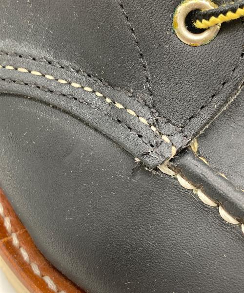 CHIPPEWA（チペワ）CHIPPEWA (チペワ) モックトゥブーツ ブラック サイズ:SIZE 6 EEの古着・服飾アイテム