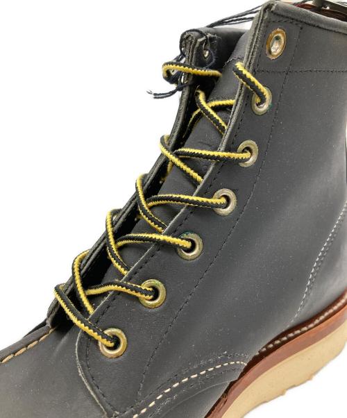CHIPPEWA（チペワ）CHIPPEWA (チペワ) モックトゥブーツ ブラック サイズ:SIZE 6 EEの古着・服飾アイテム