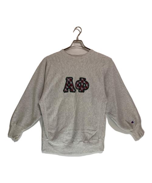 Champion REVERSE WEAVE（チャンピオン リバース ウィーブ）Champion REVERSE WEAVE (チャンピオン リバース ウィーブ) クルーネックスウェット グレー サイズ:XLの古着・服飾アイテム