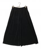 LAD MUSICIANラッドミュージシャン）の古着「Velour Wide Flare Pants」｜ブラック