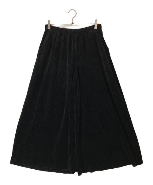 LAD MUSICIAN（ラッドミュージシャン）LAD MUSICIAN (ラッドミュージシャン) Velour Wide Flare Pants ブラック サイズ:SIZE42の古着・服飾アイテム