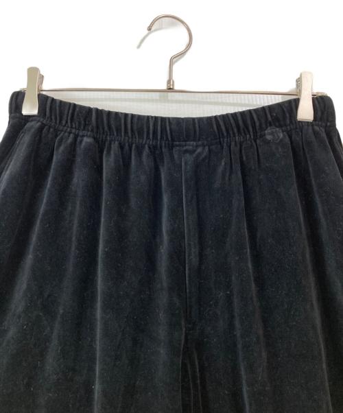 LAD MUSICIAN（ラッドミュージシャン）LAD MUSICIAN (ラッドミュージシャン) Velour Wide Flare Pants ブラック サイズ:SIZE42の古着・服飾アイテム