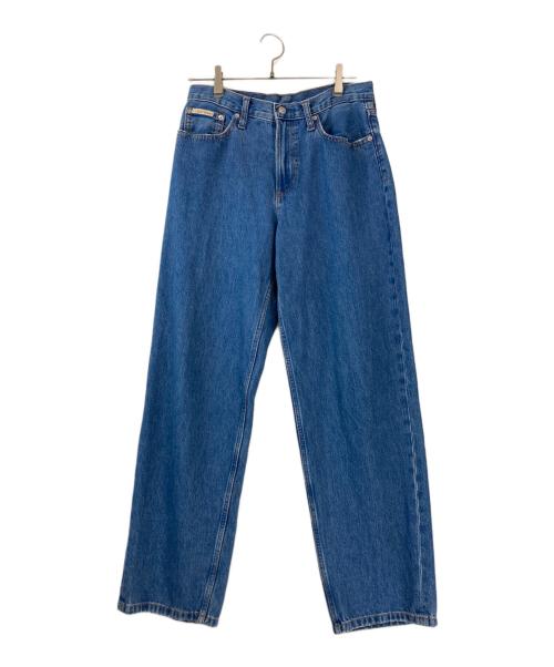 Calvin Klein（カルバンクライン）Calvin Klein (カルバンクライン) 90sルーズ ブルートパーズ ジーンズ ブルー サイズ:Ｗ27の古着・服飾アイテム