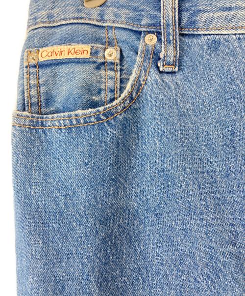 Calvin Klein（カルバンクライン）Calvin Klein (カルバンクライン) 90sルーズ ブルートパーズ ジーンズ ブルー サイズ:Ｗ27の古着・服飾アイテム