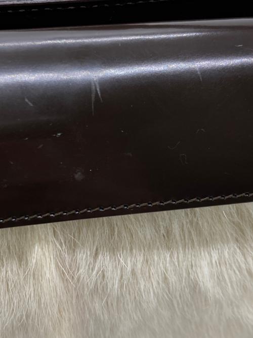 CELINE（セリーヌ）CELINE (セリーヌ) ハラコワンショルダーバッグ ブラウン×ホワイトの古着・服飾アイテム
