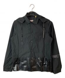 MONCLER×FRAGMENT DESIGN（モンクレール×フラグメントデザイン）の古着「コットンナイロンフーデッドジャケト」｜ブラック