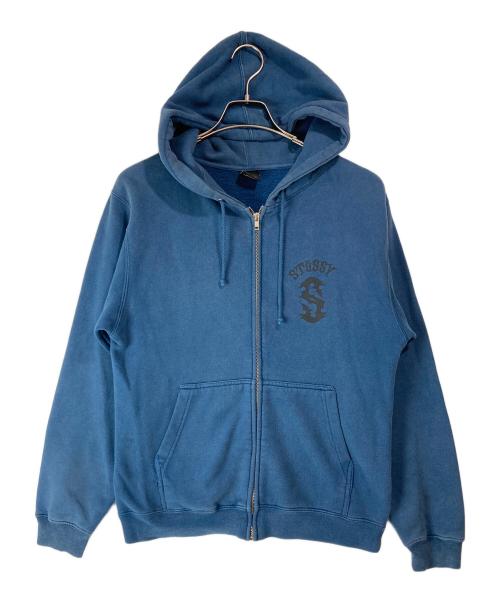 stussy（ステューシー）stussy (ステューシー) ワールドワイドジップパーカー ブラック サイズ:Sの古着・服飾アイテム