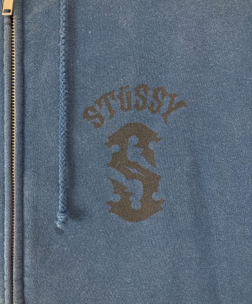 stussy（ステューシー）stussy (ステューシー) ワールドワイドジップパーカー ブラック サイズ:Sの古着・服飾アイテム