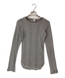 GOOD GRIEF!（グッドグリーフ）の古着「Border L/S Tee」｜ブラック×ホワイト