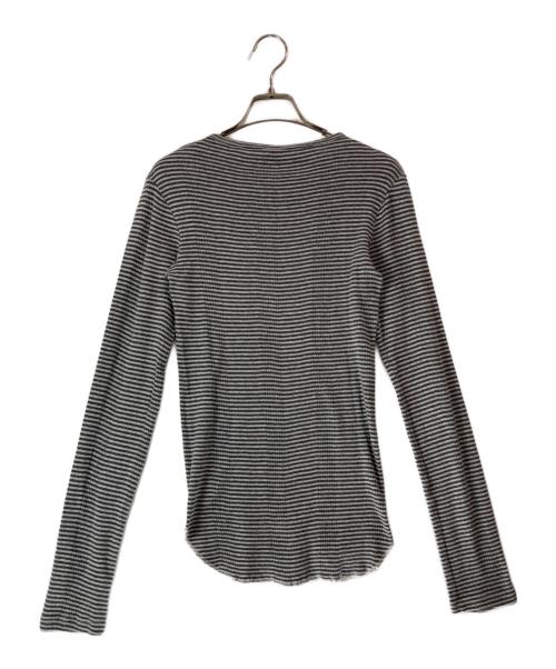 GOOD GRIEF!（グッドグリーフ）GOOD GRIEF! (グッドグリーフ) Border L/S Tee ブラック×ホワイト サイズ:36 未使用品の古着・服飾アイテム